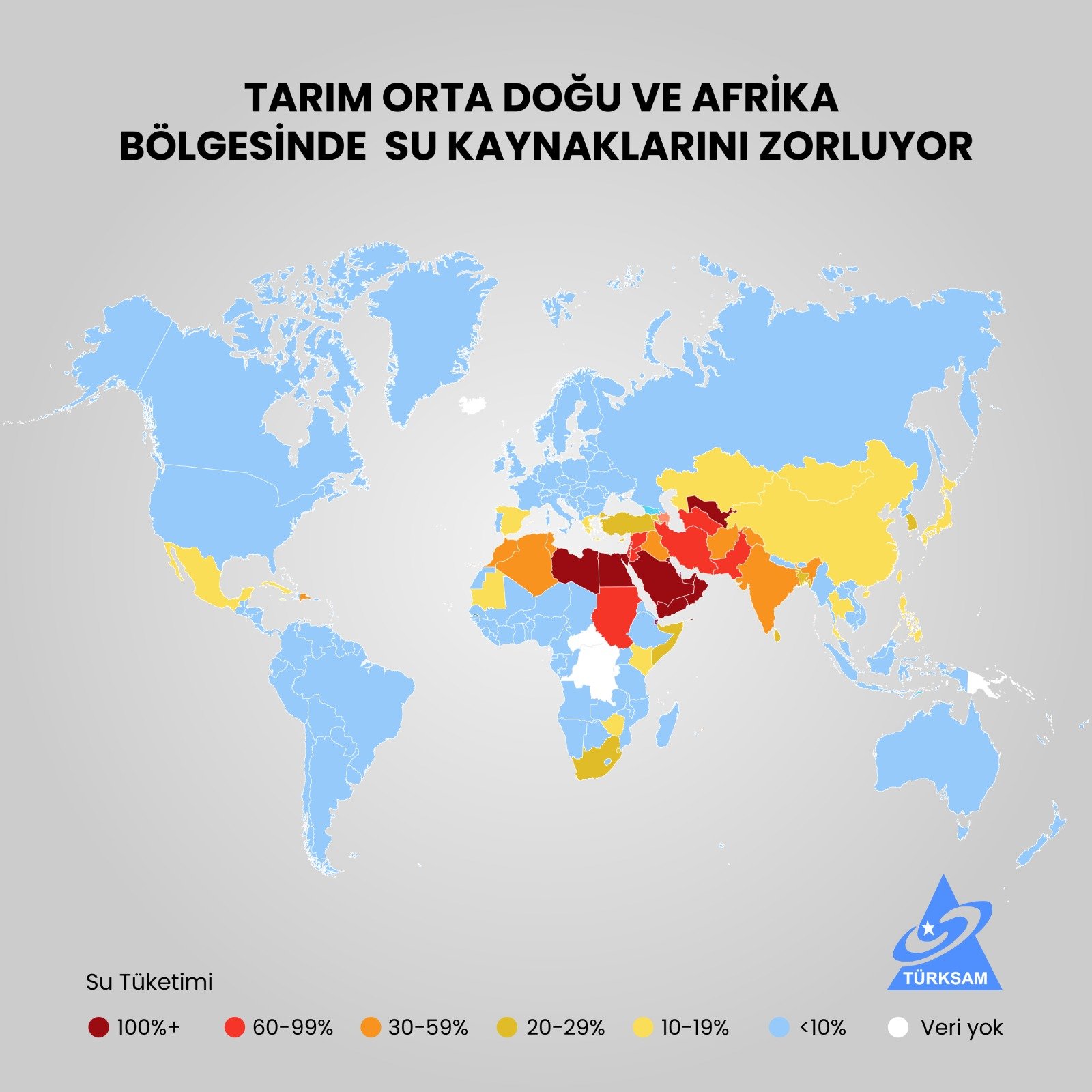 Tarım Orta Doğu ve Afrika Bölgesinde Su Kaynaklarını Zorluyor